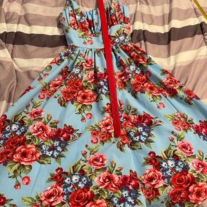 Vixen by Micheline Pitt blue floral Ingenue